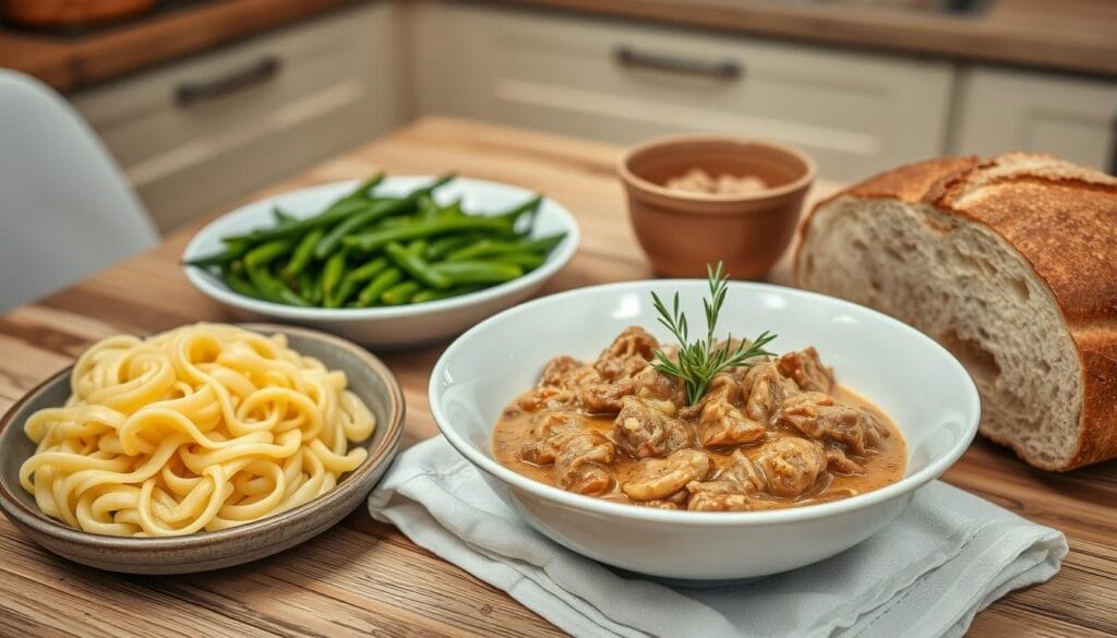 Beef Stroganoff Serving Options Beef Stroganoff Serving Options