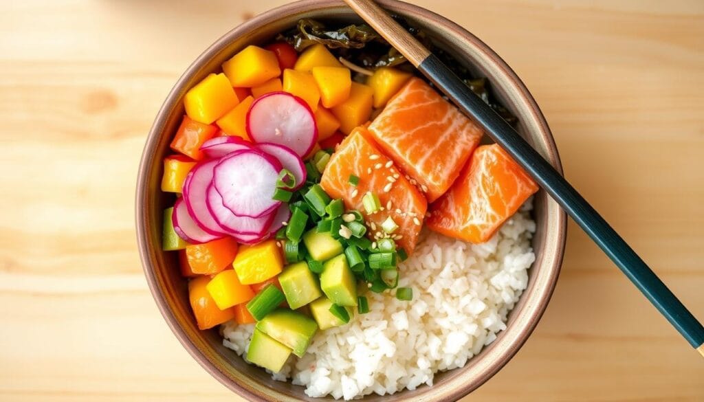 salmon poke bowl salmon poke bowl